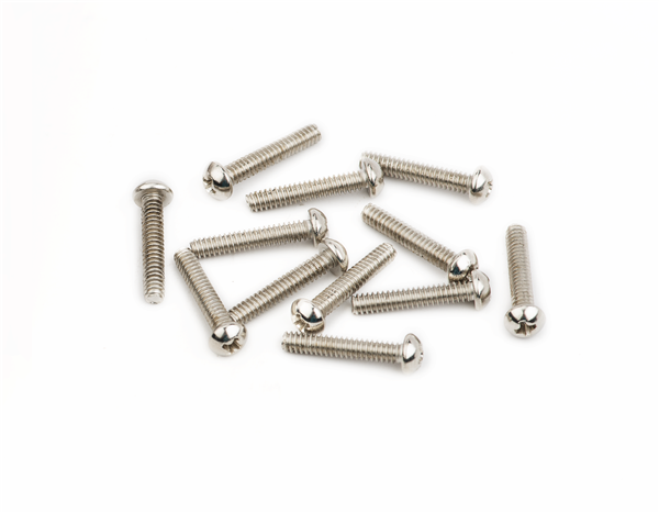 Fender American Vintage Stratocaster® Saddle Intonation Screws, 4-40 X 5/8", Nickel (12) 0015693049