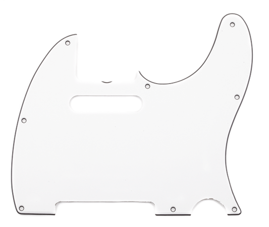 Fender Pure Vintage Pickguard, Telecaster®, 8-Hole Mount, Eggshell, 3-Ply 0094218049