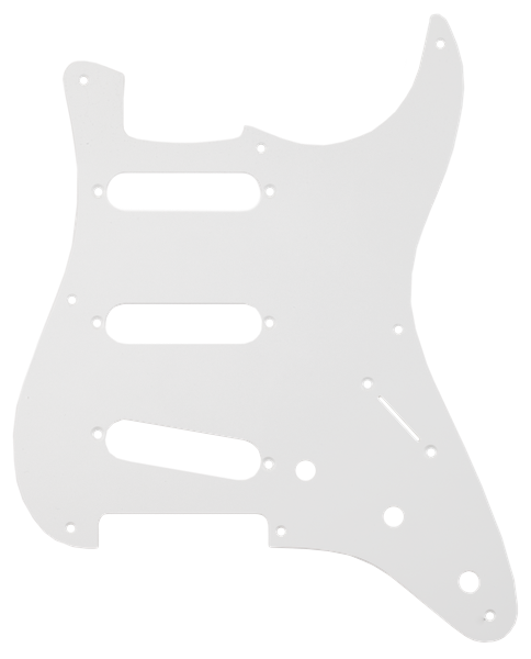 Fender Pure Vintage Pickguard, '56/'59 Stratocaster®, 8-Hole Mount, Eggshell, 1-Ply 0094245049