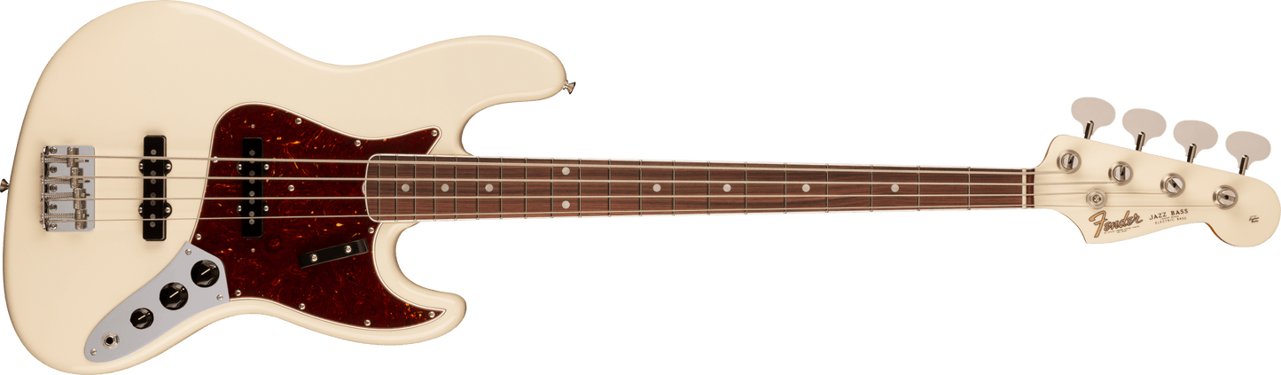 Fender American Vintage II 1966 Jazz Bass®, Rosewood Fingerboard, Olympic White