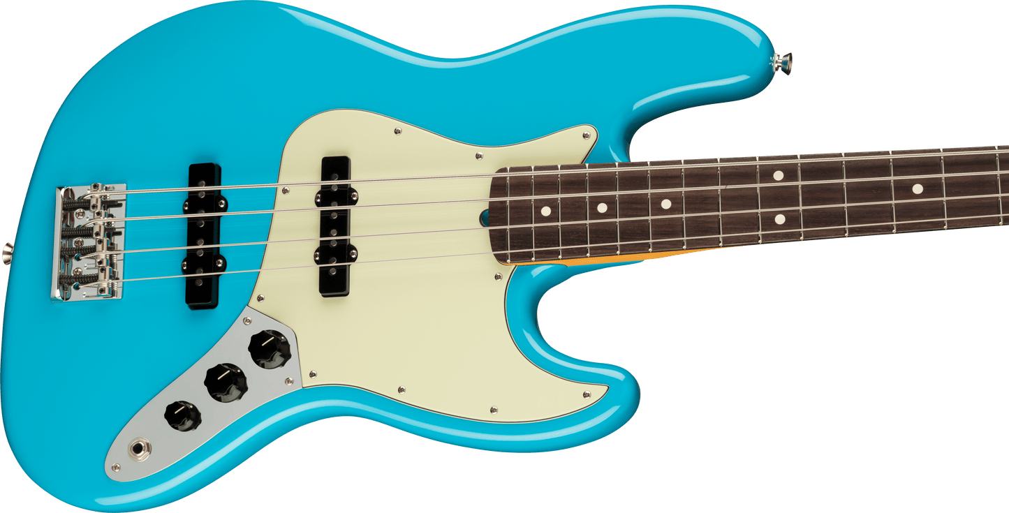 Fender American Professional II Jazz Bass®, Rosewood Fingerboard, Miami Blue