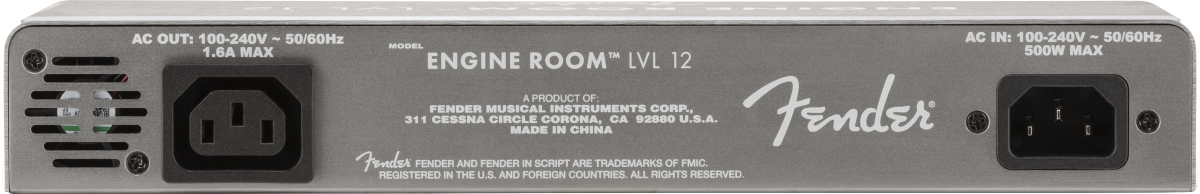 Fender Engine Room™ LVL12 Power Supply, 120V 0230100012