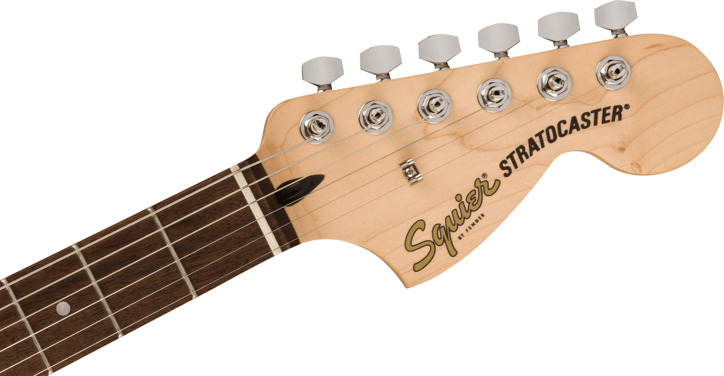 Squier Affinity Series® Stratocaster® HSS Pack, Laurel Fingerboard, Charcoal Frost Metallic, Gig Bag, 15G - 120V