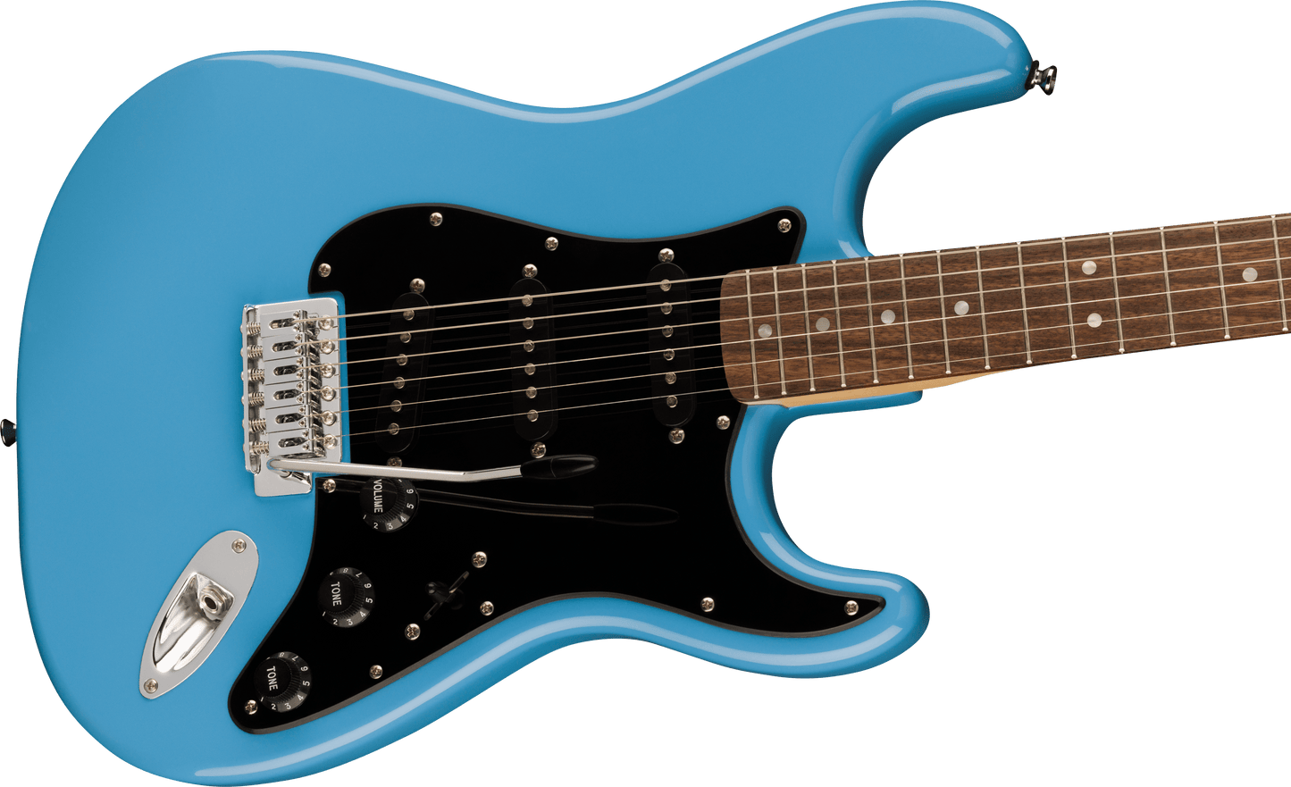 Squier Sonic® Stratocaster®, Laurel Fingerboard, Black Pickguard, California Blue