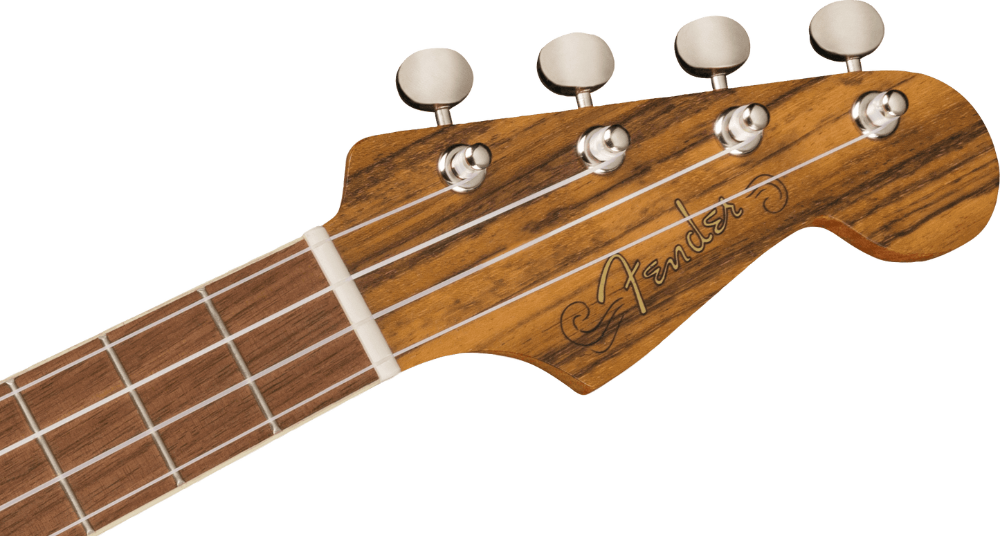 Fender Rincon Tenor Ukulele, Walnut Fingerboard, Aged Cognac Burst 0970452137