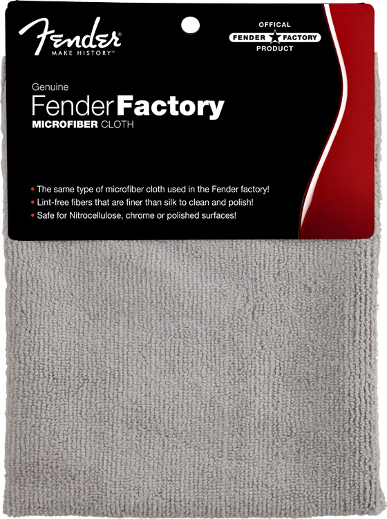 Fender Factory Microfiber Cloth, Gray 0990523000