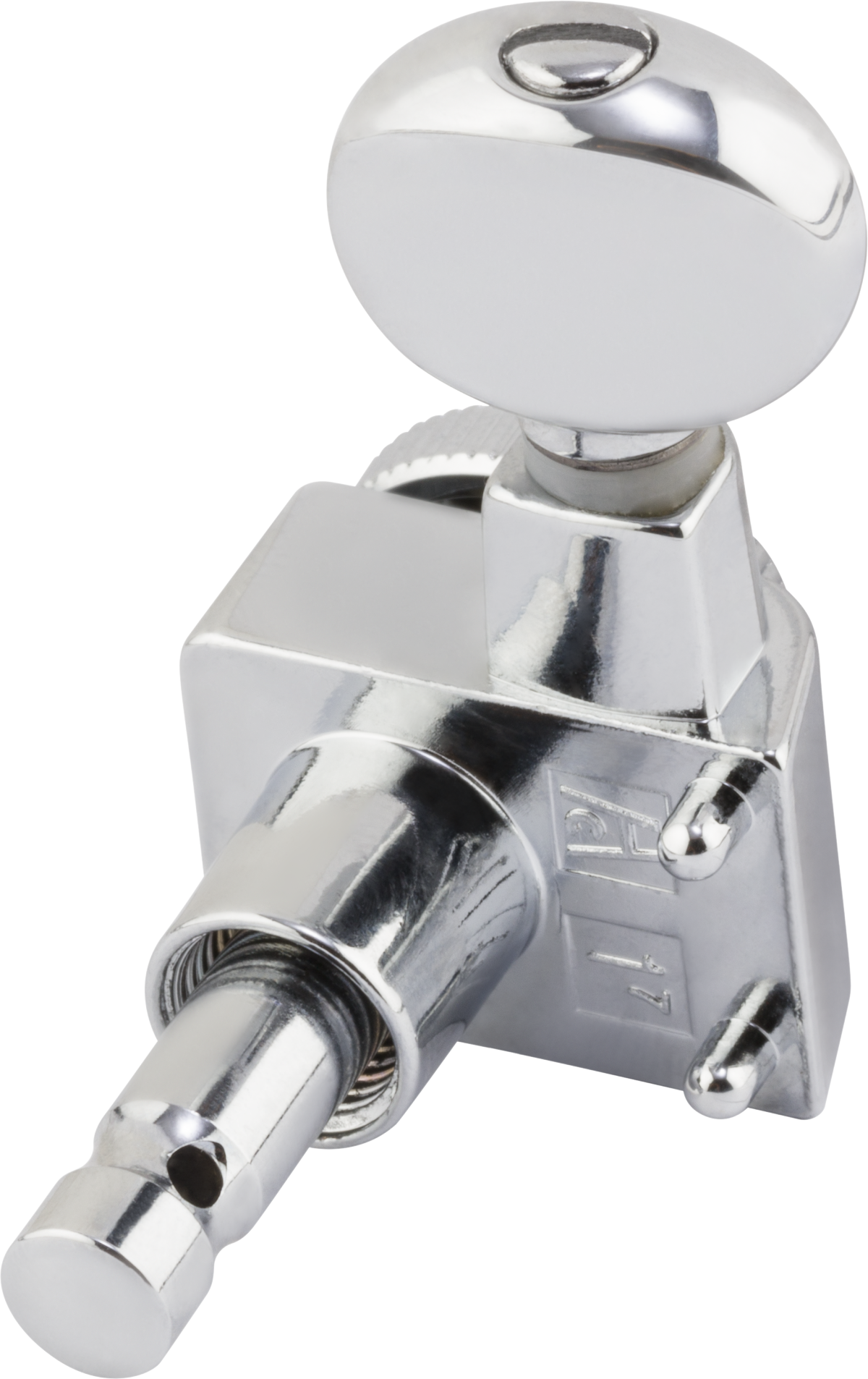 Fender® Staggered Locking Tuners with Vintage-Style Buttons, Polished Chrome (6) 0990818500