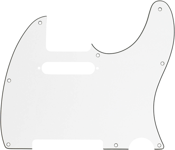 Fender Pickguard, Telecaster®, 8-Hole Mount, Parchment, 3-Ply 0991375000