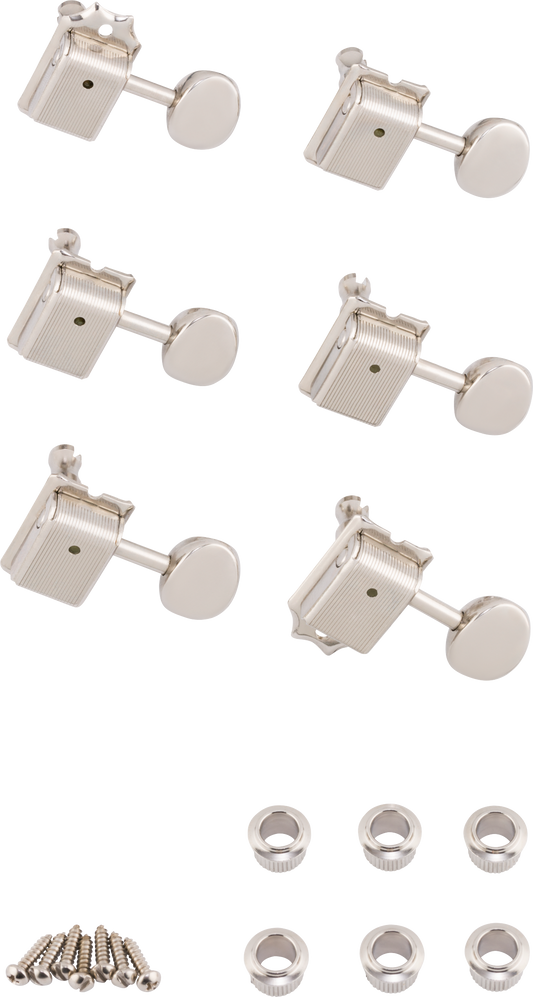 Fender American Vintage Guitar Tuning Machines, Nickel (6) 0992040000