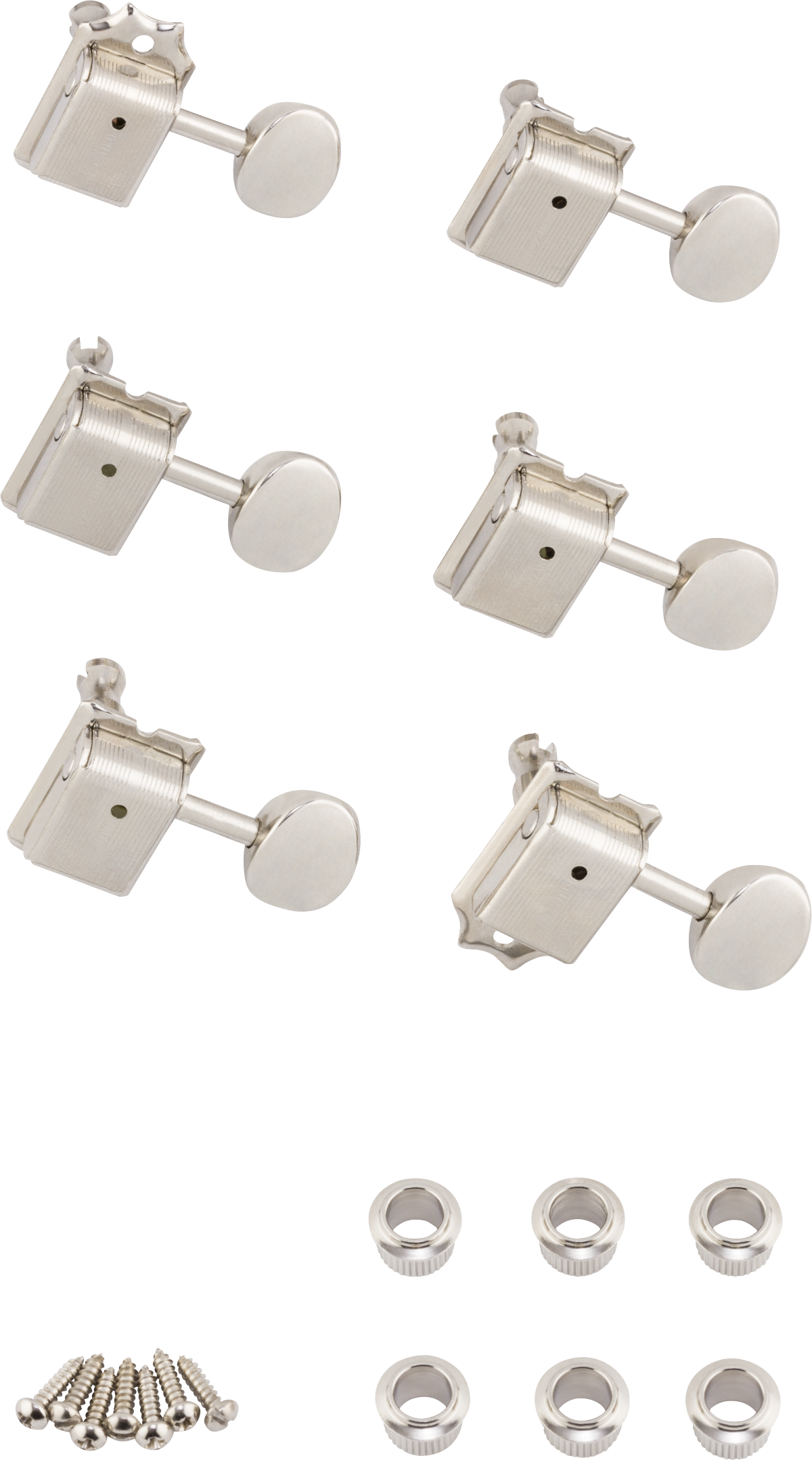 Fender Pure Vintage Guitar Tuning Machines, Nickel/Chrome, (6) 0992074000