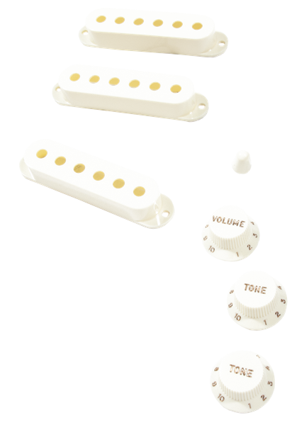 Fender Accessory Kit, Pure Vintage '60s Stratocaster®, Vintage White 0992097000