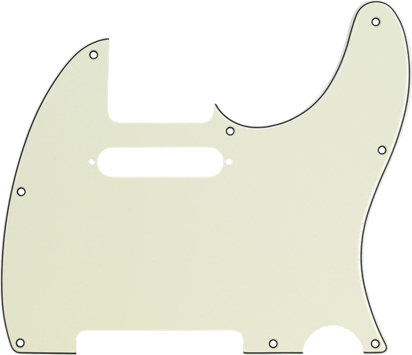 Fender Pickguard, Telecaster®, 8-Hole Mount, Mint Green, 3-Ply 0992154000