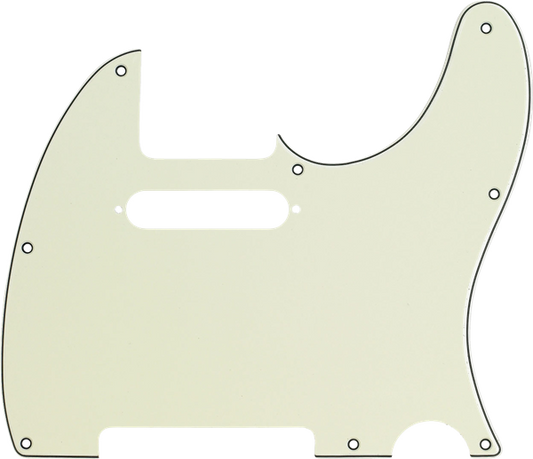 Fender Pickguard, Telecaster®, 8-Hole Mount, Mint Green, 3-Ply 0992154000