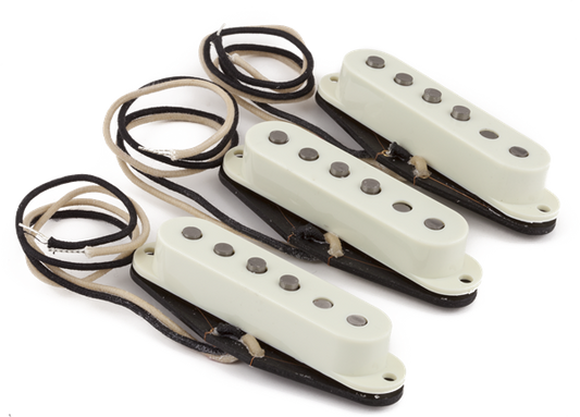 Fender Pure Vintage '59 Strat® Pickup Set, Vintage White (3) 0992236000