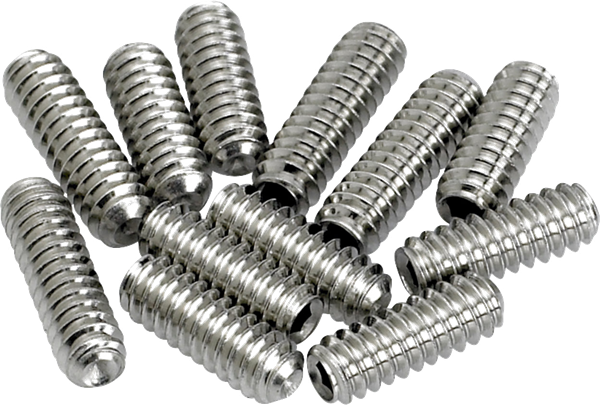 Fender American Vintage Stratocaster Telecaster Bridge Saddle Height Adjustment Screws (12) Nickel