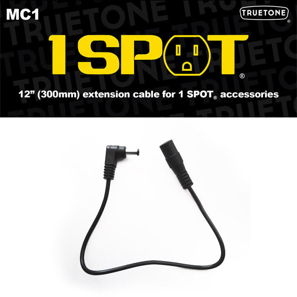 Truetone 1 Spot MC1 12" Extension Cable for Pedal Power Supplies