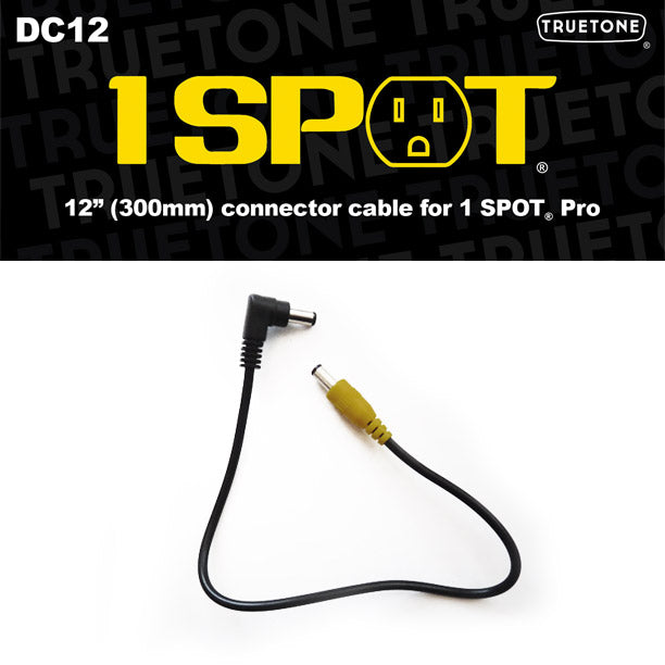 Truetone 1 Spot DC12 12" Pedal Power Supply Connector Cable