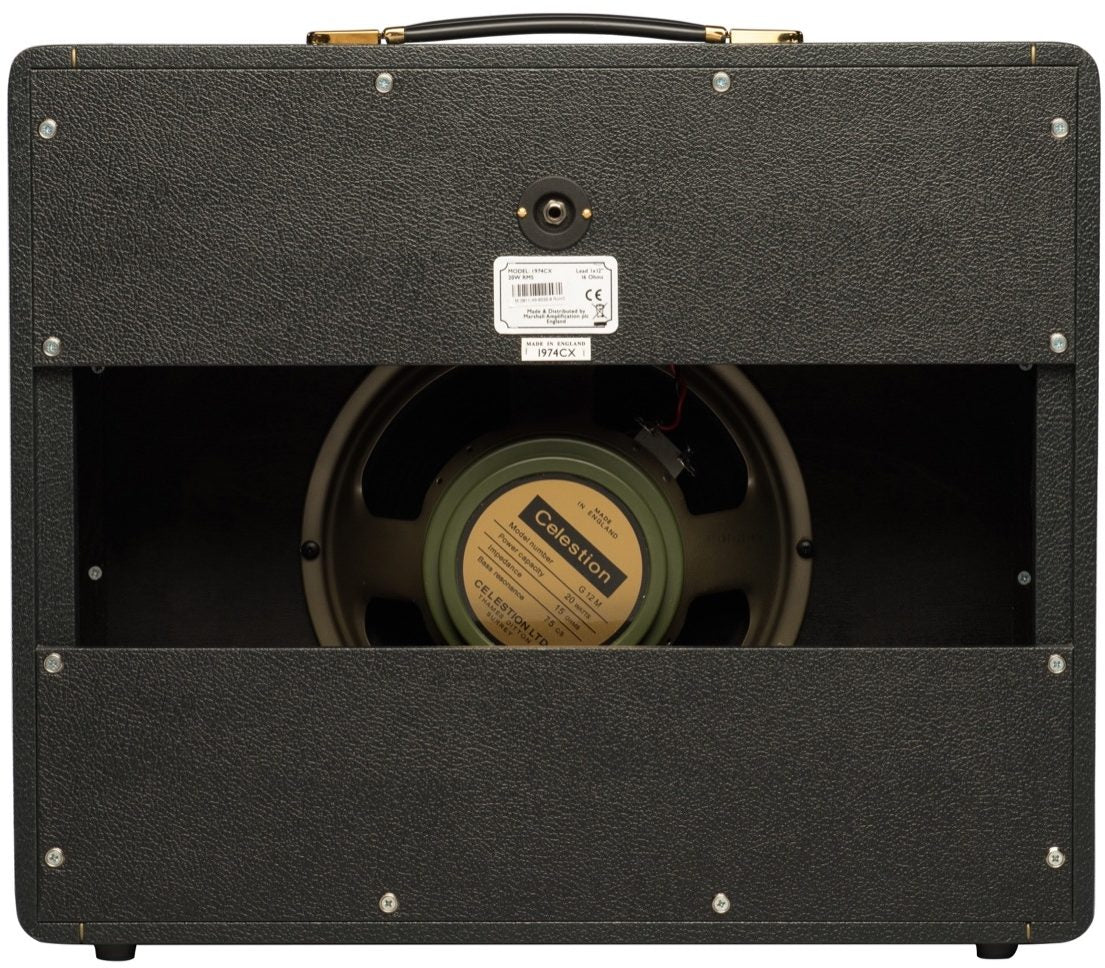 Marshall 1974CX Handwired Extension Cabinet 20 Watts, 12" Celestion Heritage Greenback