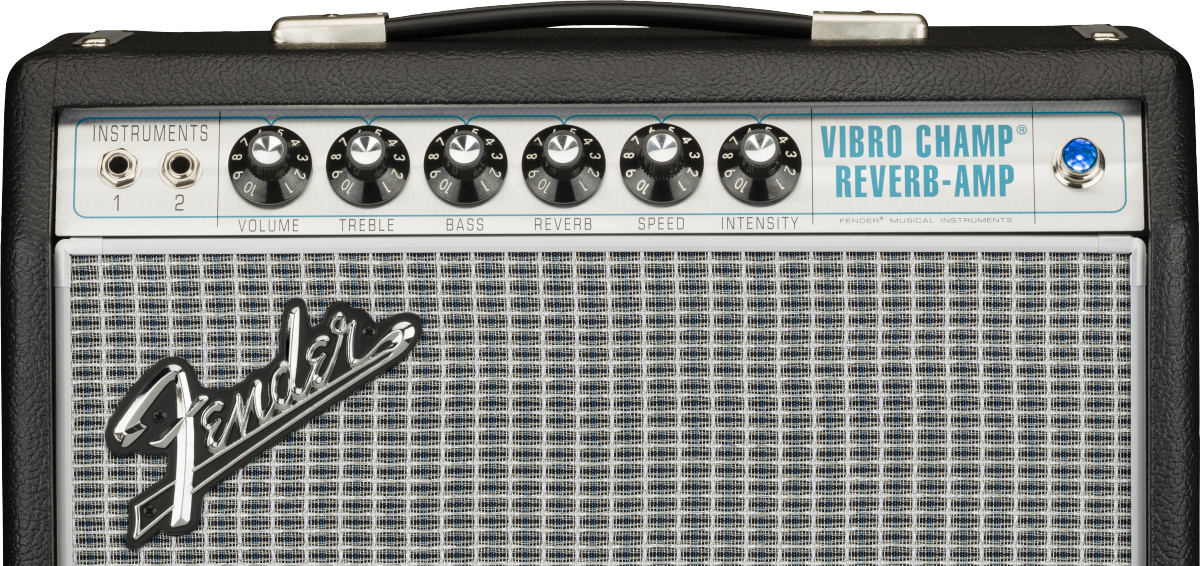 Fender '68 Custom Vibro Champ® Reverb, 120V 5 Watt Guitar Tube Amp 2279000000