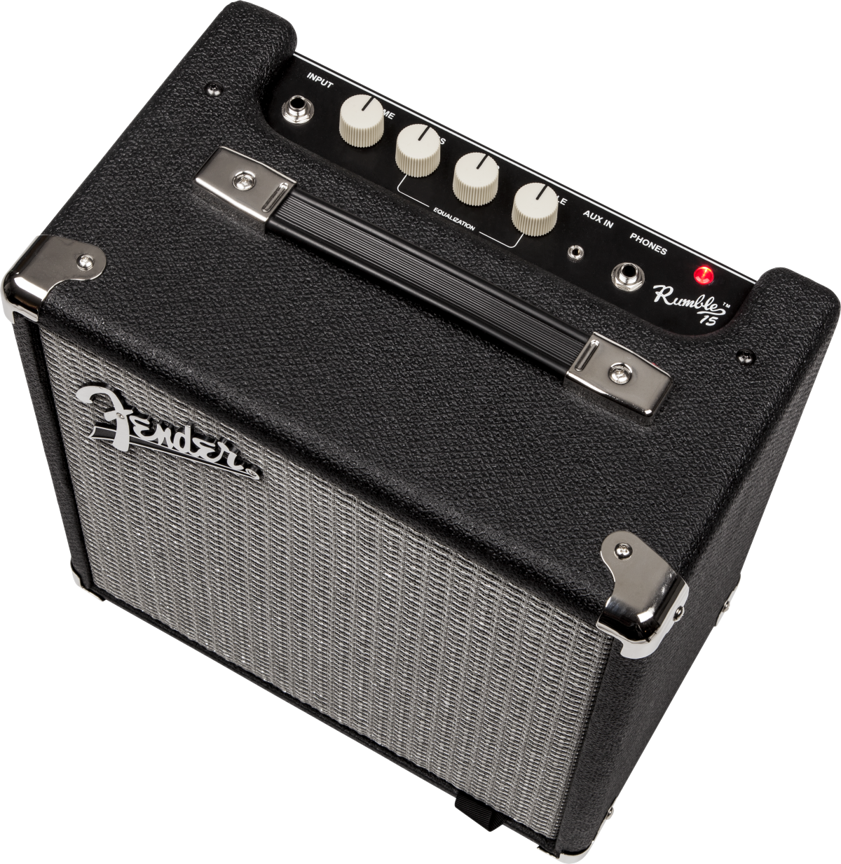 Fender Rumble 15 (V3), Black and Silver, 120V Combo Bass Amp