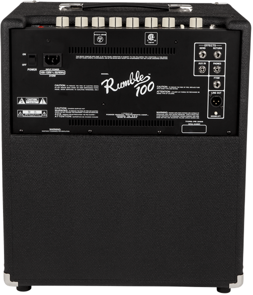 Fender Rumble™ 100 (V3), 100 Watt Bass Amp Combo 2370400000