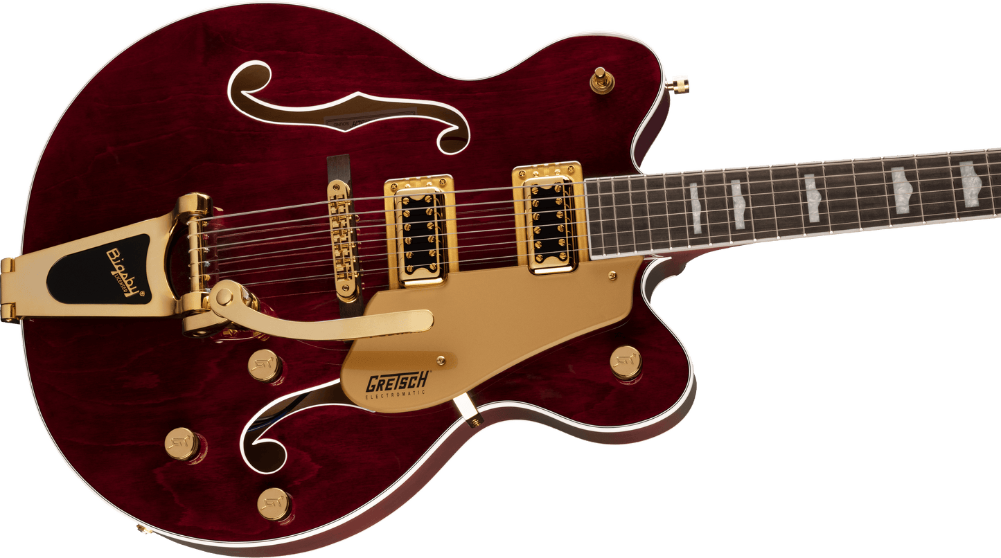 Gretsch G5422TG Electromatic® Classic Hollow Body Double-Cut with Bigsby® and Gold Hardware, Laurel Fingerboard, Walnut Stain 2506217517