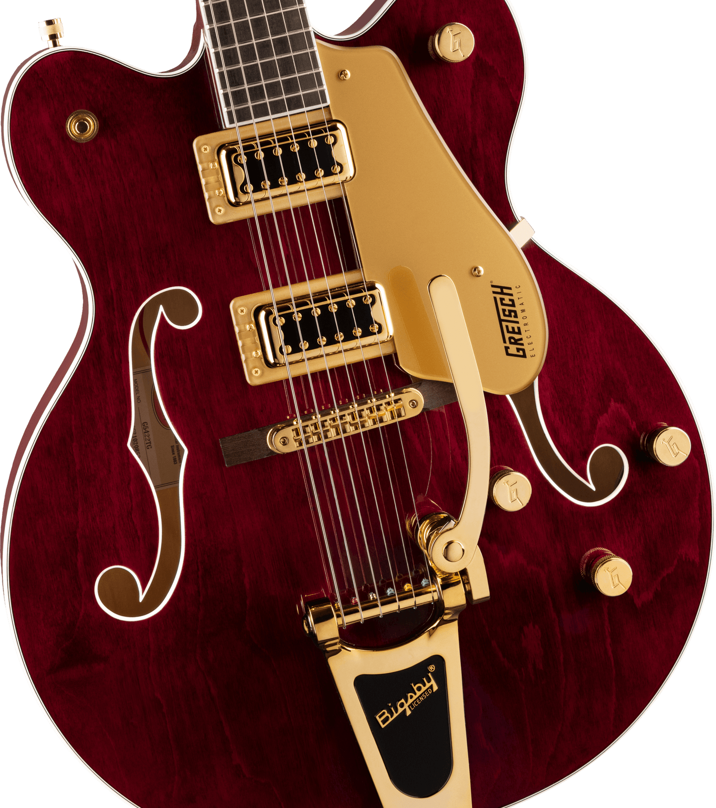 Gretsch G5422TG Electromatic® Classic Hollow Body Double-Cut with Bigsby® and Gold Hardware, Laurel Fingerboard, Walnut Stain 2506217517