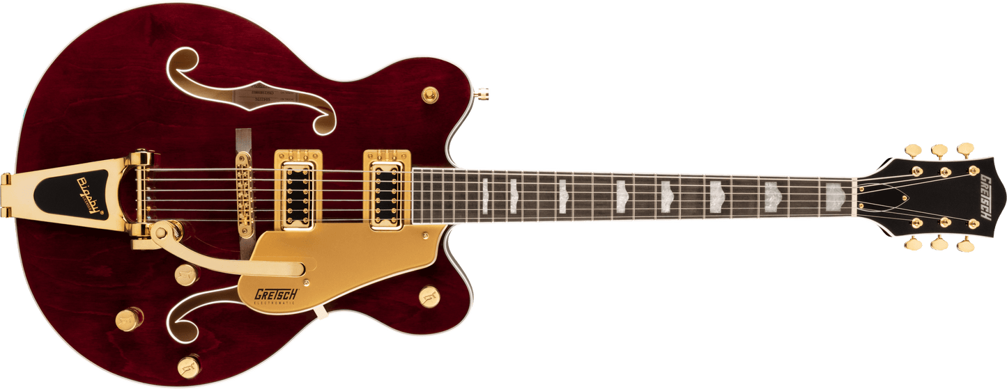 Gretsch G5422TG Electromatic® Classic Hollow Body Double-Cut with Bigsby® and Gold Hardware, Laurel Fingerboard, Walnut Stain 2506217517