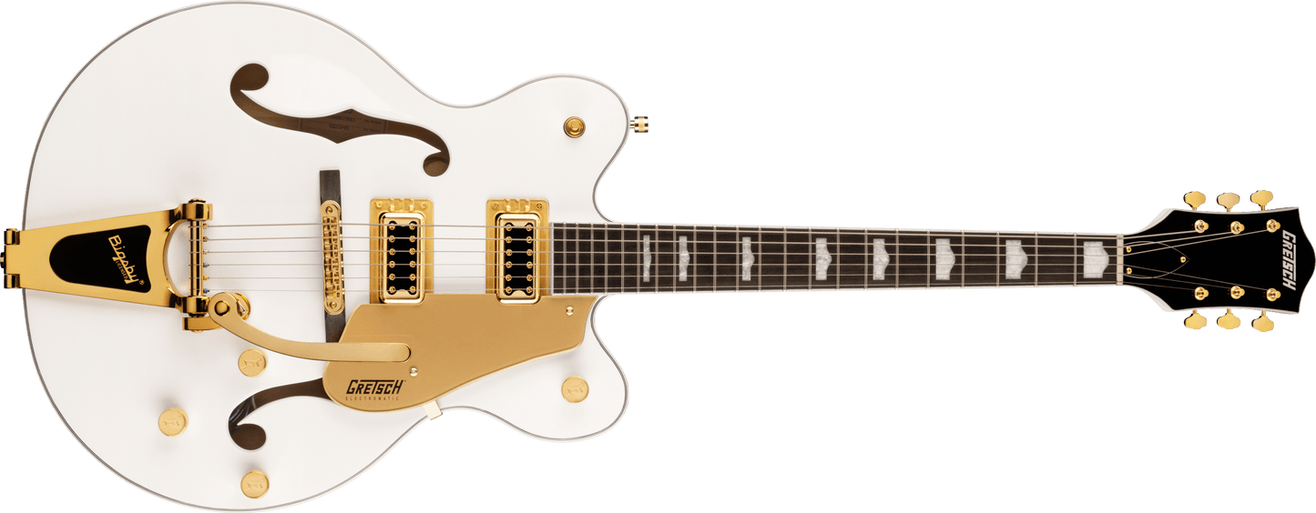 Gretsch G5422TG Electromatic® Classic Hollow Body Double-Cut with Bigsby® and Gold Hardware, Laurel Fingerboard, Snowcrest White 2506217567