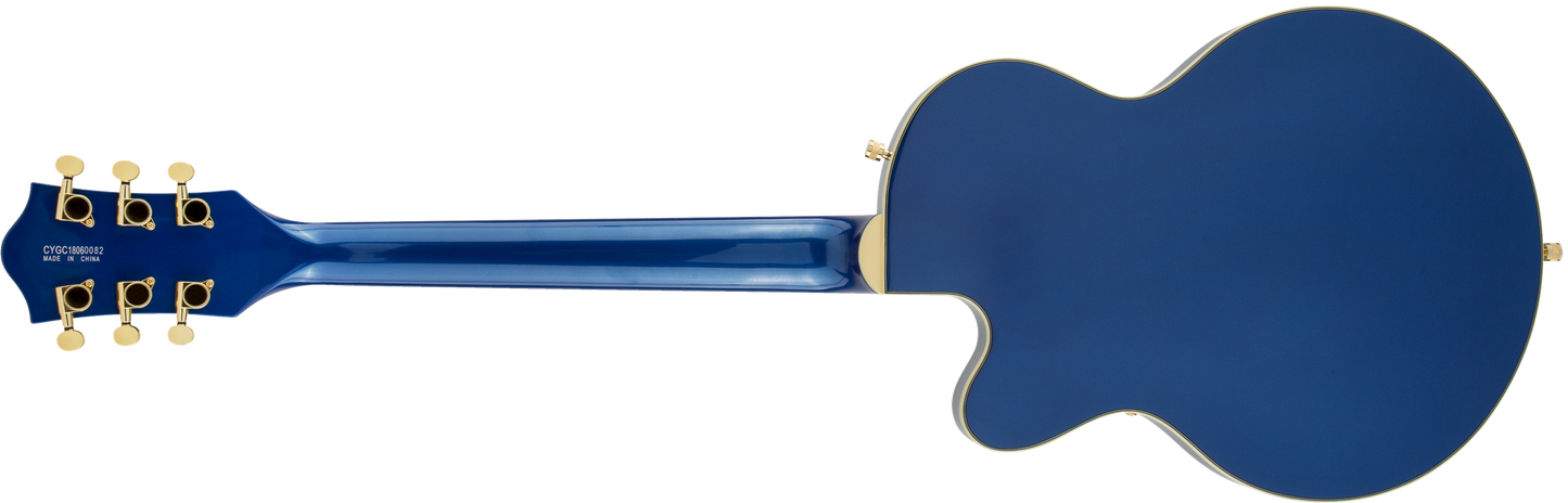Gretsch G5655TG Electromatic® Center Block Jr. Single-Cut with Bigsby® and Gold Hardware, Laurel Fingerboard, Azure Metallic 2509700551
