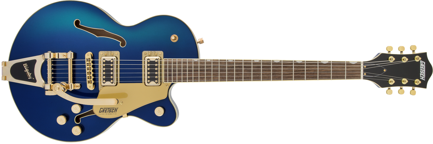 Gretsch G5655TG Electromatic® Center Block Jr. Single-Cut with Bigsby® and Gold Hardware, Laurel Fingerboard, Azure Metallic 2509700551