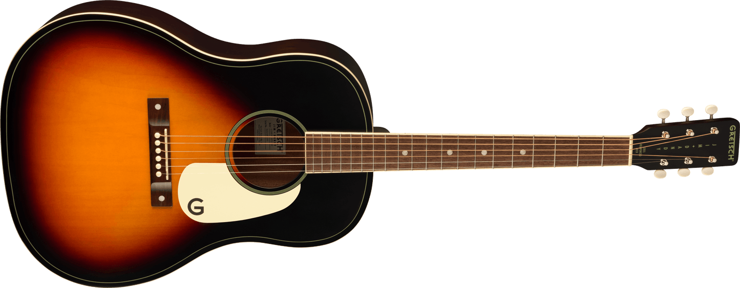 Gretsch Jim Dandy™ Dreadnought, Walnut Fingerboard, White Pickguard, Rex Burst 2711200535