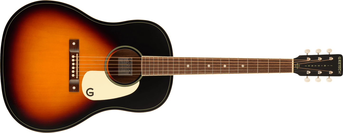 Gretsch Jim Dandy™ Dreadnought, Walnut Fingerboard, White Pickguard, Rex Burst 2711200535