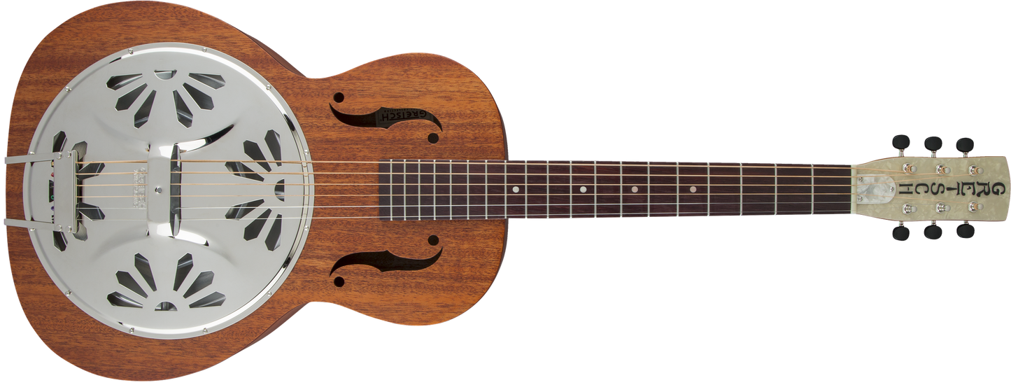 Gretsch G9200 Boxcar™ Round-Neck, Mahogany Body Resonator Guitar, Natural 2715013521