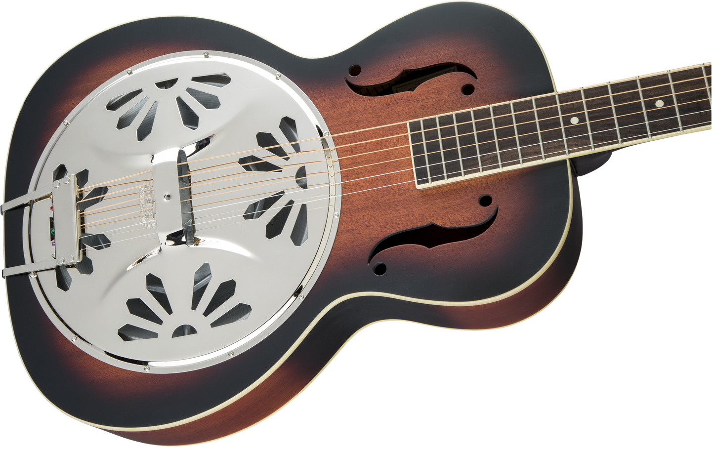 Gretsch G9220 Bobtail™ Round-Neck A.E., Mahogany Body Spider Cone Resonator Guitar, Fishman® Nashville Resonator Pickup, 2-Color Sunburst 2716013503