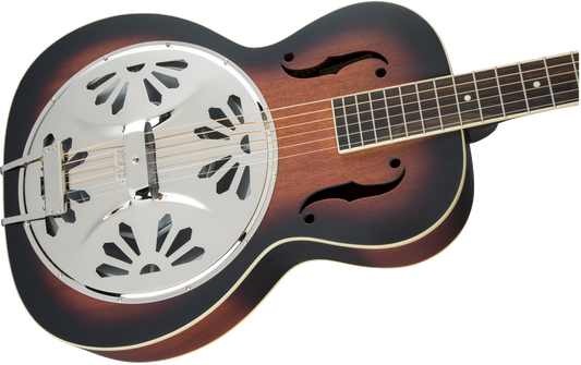 Gretsch G9220 Bobtail™ Round-Neck A.E., Mahogany Body Spider Cone Resonator Guitar, Fishman® Nashville Resonator Pickup, 2-Color Sunburst 2716013503