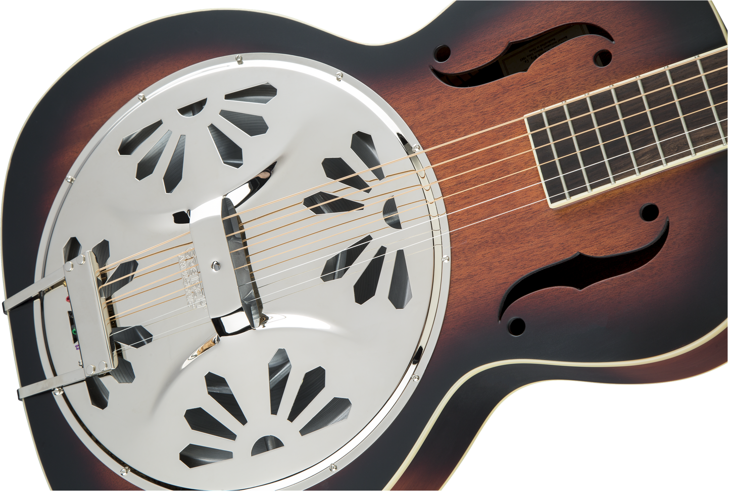 Gretsch G9220 Bobtail™ Round-Neck A.E., Mahogany Body Spider Cone Resonator Guitar, Fishman® Nashville Resonator Pickup, 2-Color Sunburst 2716013503