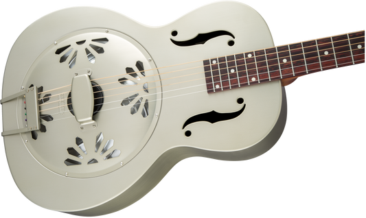 Gretsch G9201 Honey Dipper™ Round-Neck, Brass Body Biscuit Cone Resonator Guitar, Shed Roof Finish 2717013000