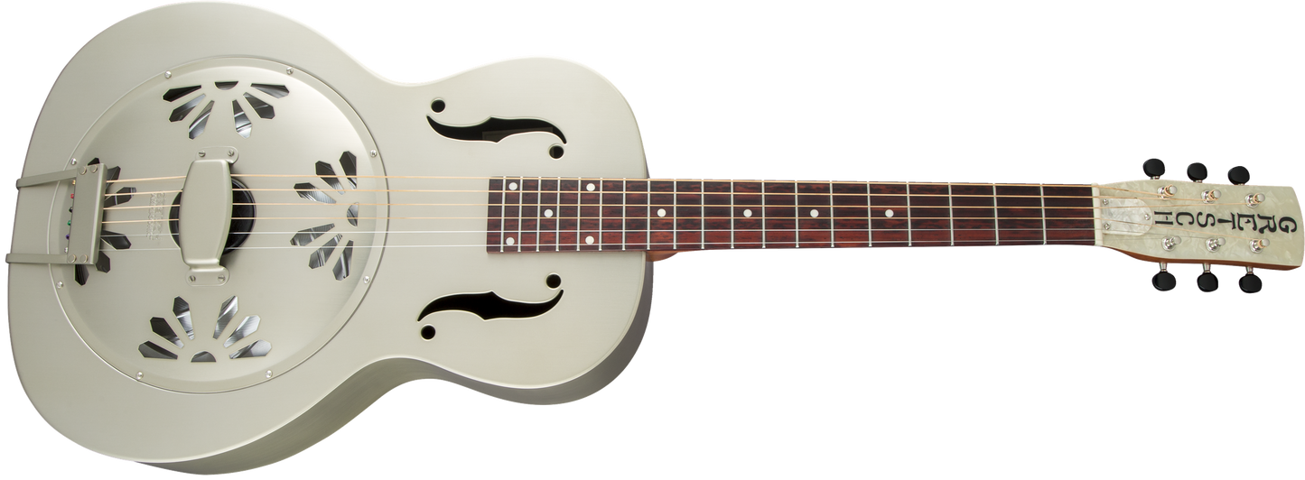 Gretsch G9201 Honey Dipper™ Round-Neck, Brass Body Biscuit Cone Resonator Guitar, Shed Roof Finish 2717013000