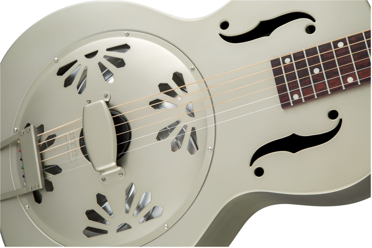 Gretsch G9201 Honey Dipper™ Round-Neck, Brass Body Biscuit Cone Resonator Guitar, Shed Roof Finish 2717013000