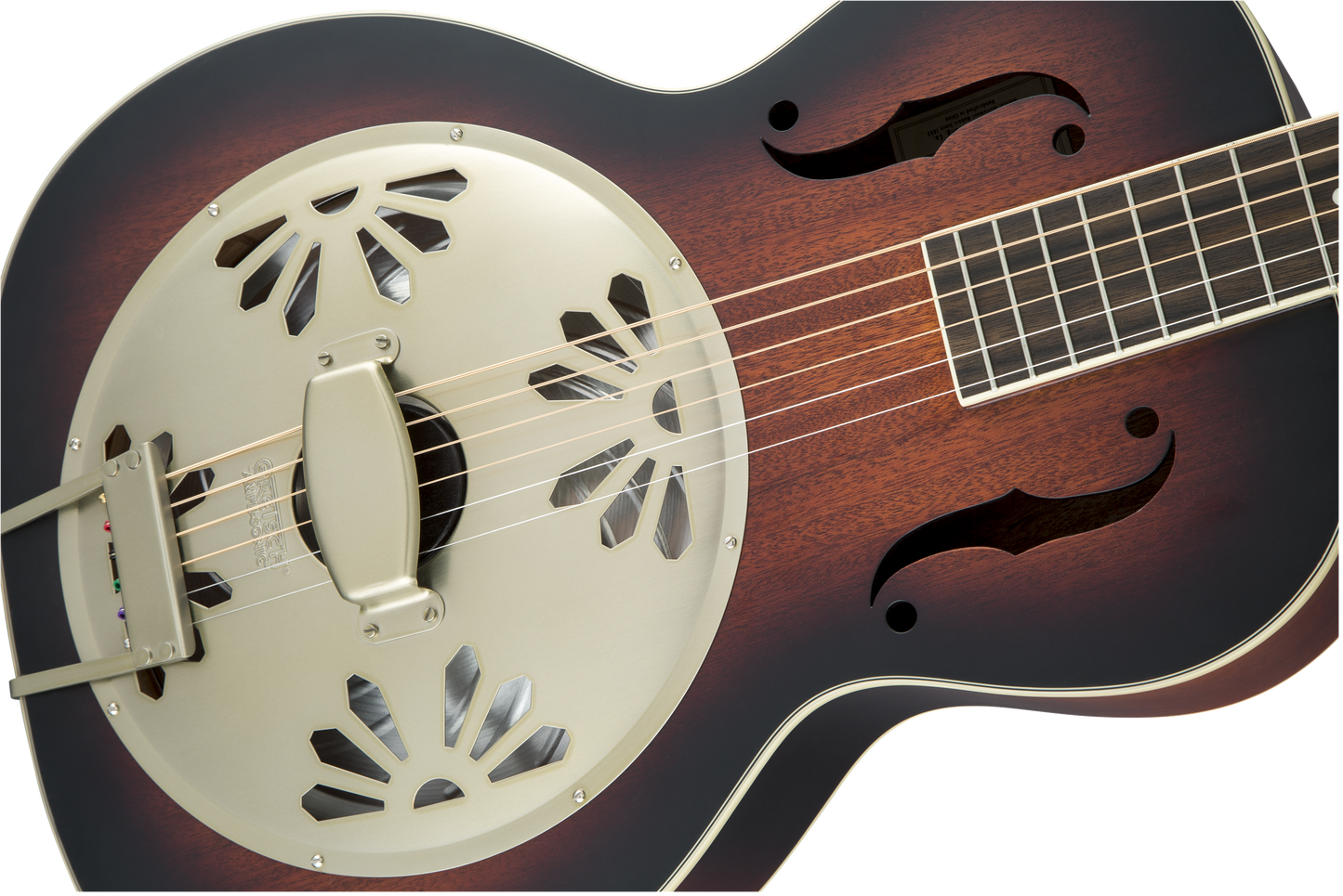 Gretsch G9240 Alligator™ Round-Neck, Mahogany Body Biscuit Cone Resonator Guitar, 2-Color Sunburst 2718013503