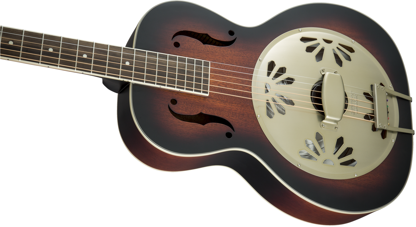 Gretsch G9241 Alligator™ Biscuit Round-Neck Resonator Guitar with Fishman® Nashville Pickup, 2-Color Sunburst 2718015503