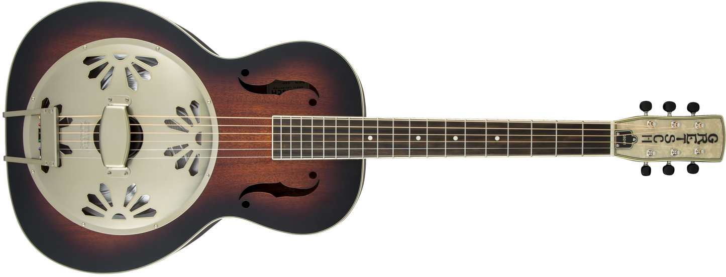 Gretsch G9241 Alligator™ Biscuit Round-Neck Resonator Guitar with Fishman® Nashville Pickup, 2-Color Sunburst 2718015503