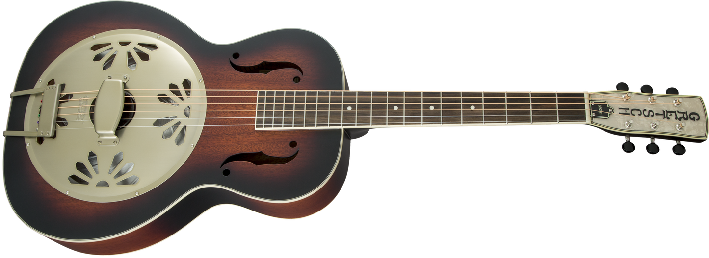 Gretsch G9241 Alligator™ Biscuit Round-Neck Resonator Guitar with Fishman® Nashville Pickup, 2-Color Sunburst 2718015503