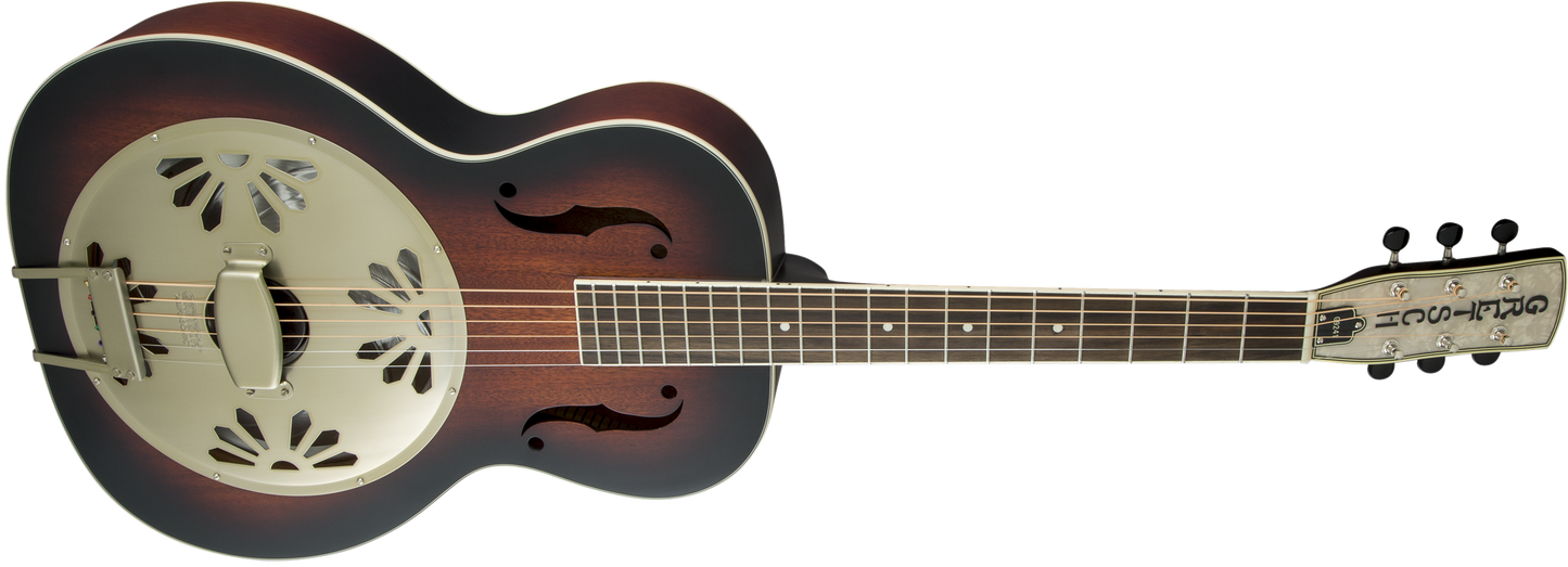 Gretsch G9241 Alligator™ Biscuit Round-Neck Resonator Guitar with Fishman® Nashville Pickup, 2-Color Sunburst 2718015503