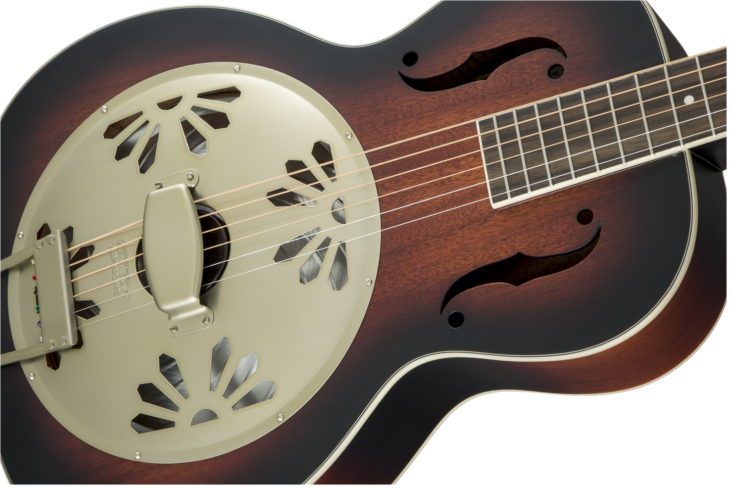 Gretsch G9241 Alligator™ Biscuit Round-Neck Resonator Guitar with Fishman® Nashville Pickup, 2-Color Sunburst 2718015503