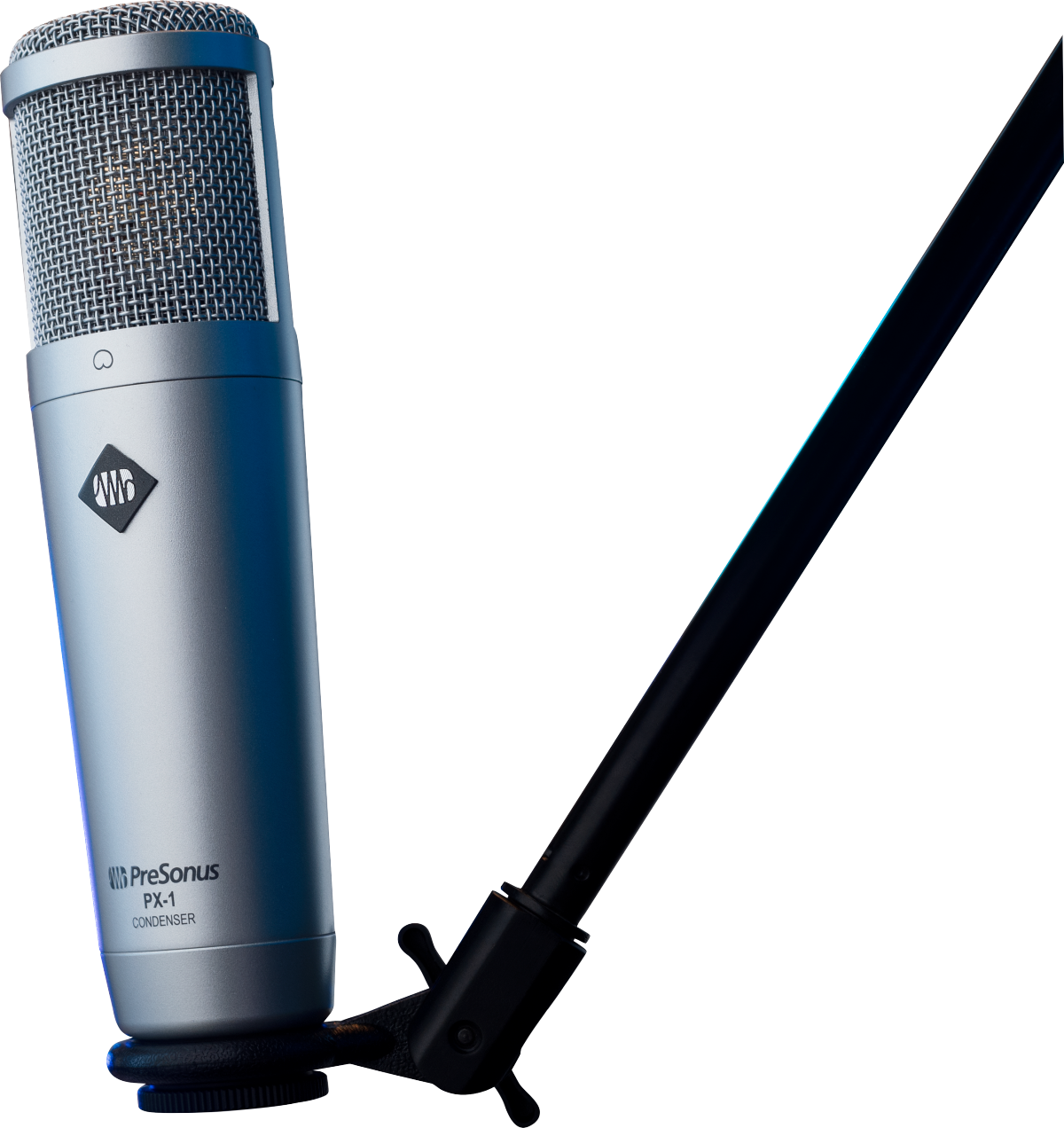 PRESONUS® PX-1 LARGE DIAPHRAGM CARDIOID CONDENSER MICROPHONE, BLACK - Poppa's Music