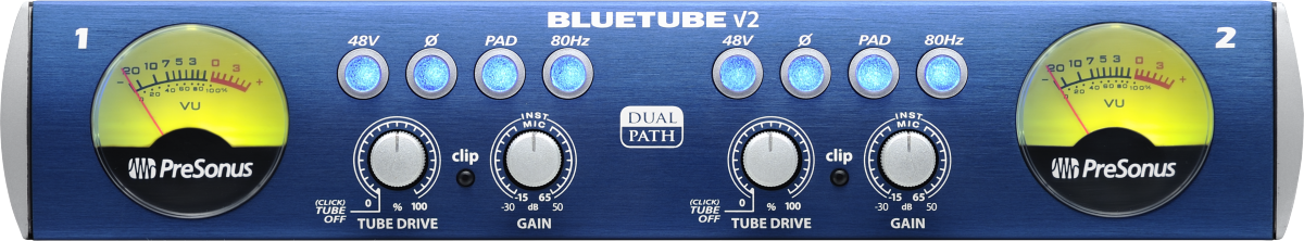 PreSonus® Microphone Pre-Amp BlueTube DP v2 - Poppa's Music