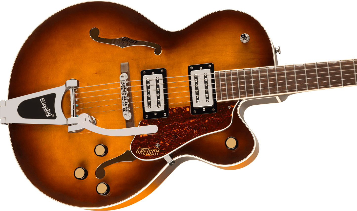 Gretsch G2420T Streamliner™ Hollow Body with Bigsby®, Laurel Fingerboard, Broad'Tron™ BT-3S Pickups, Robusto Burst 2807205552