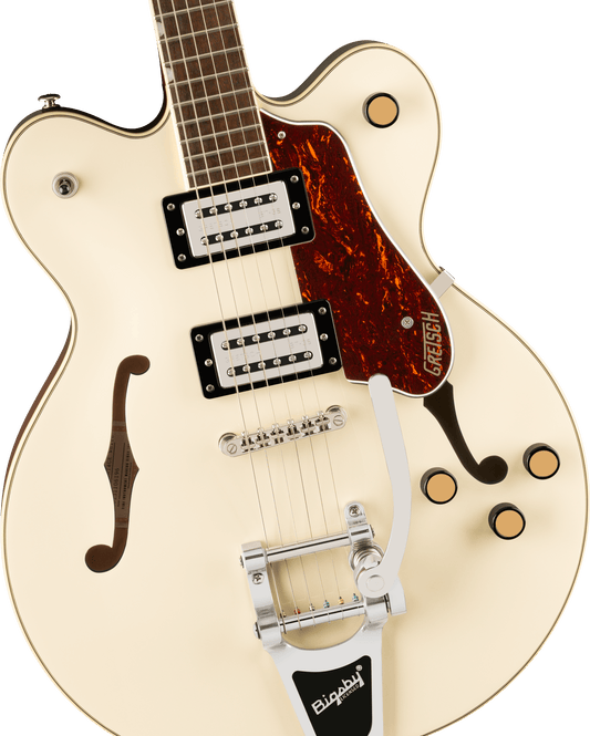 Gretsch G2622T Streamliner™ Center Block Double-Cut with Bigsby®, Laurel Fingerboard, Broad’Tron™ BT-3S Pickups, Vintage White 2807250505